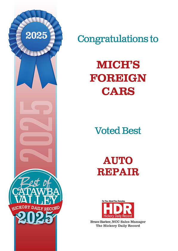 Michs Foreign Cars Award